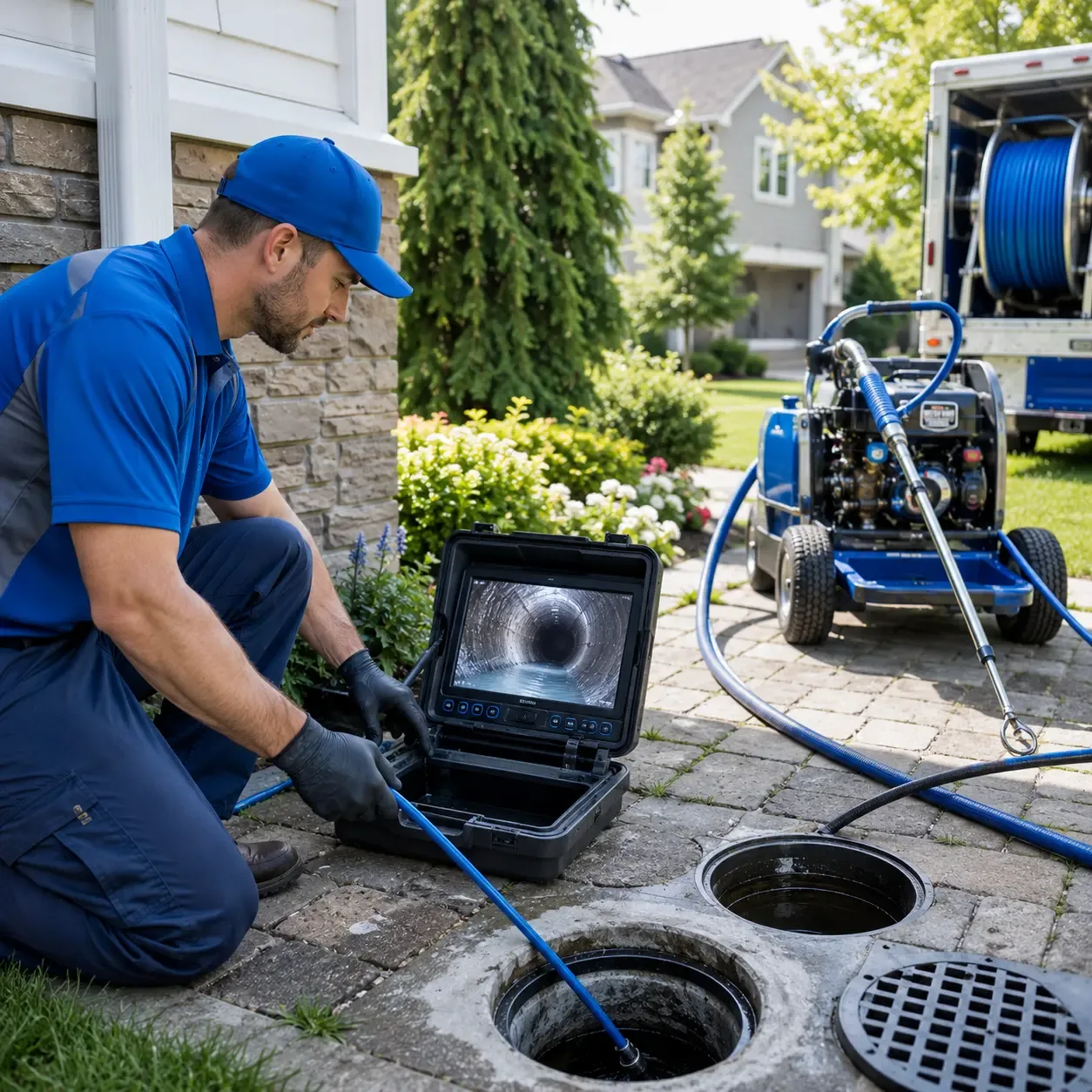 Outdoor drain cleaning professionals serving Cynthiana, IN